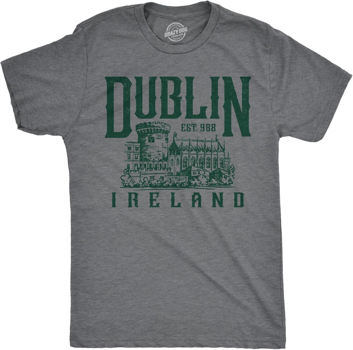 Mens Funny T Shirts Dublin Ireland Sarcastic St Patricks Day Graphic Graphic Novelty Tee for Men