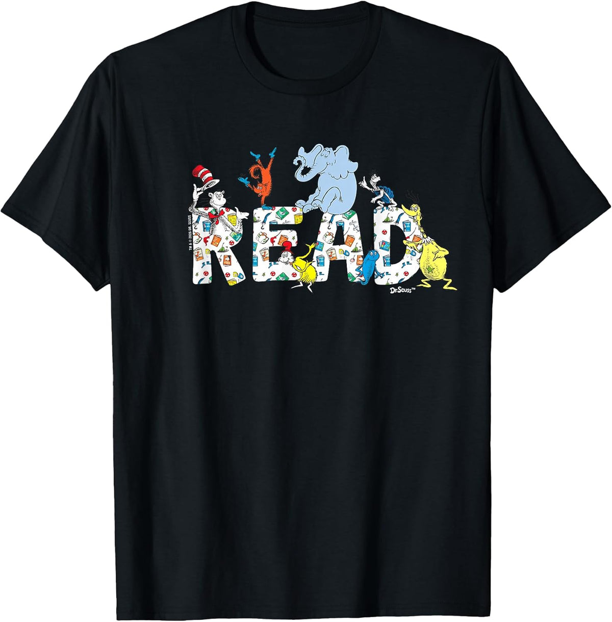 Characters Read Design for Youth and Adult T-Shirt