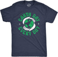 Mens Earth Day T Shirts Funny Green Environmental Graphic Novelty Recycling Tees for Guys