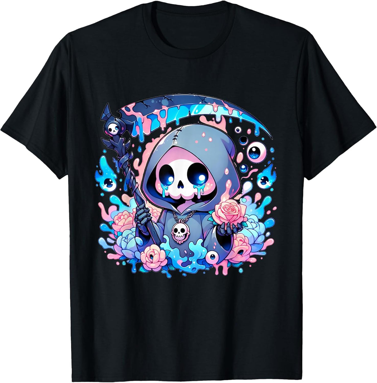 Funny Creepy Pastel Goth Reaper Apparel