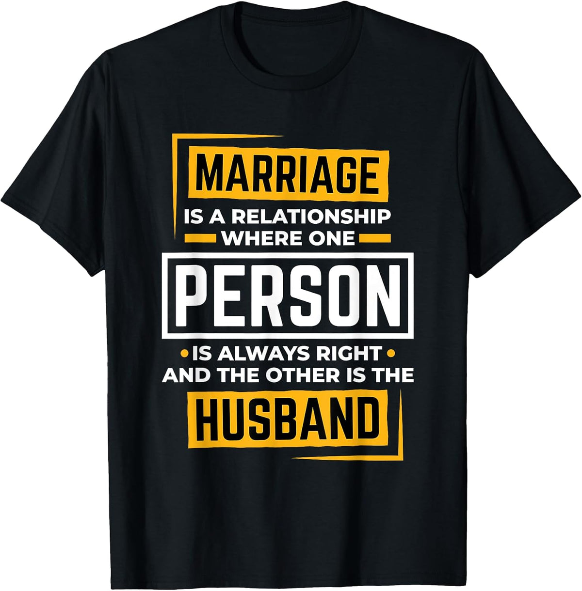 Funny Husband Wife Marriage is A Relationship for Men Women T-Shirt