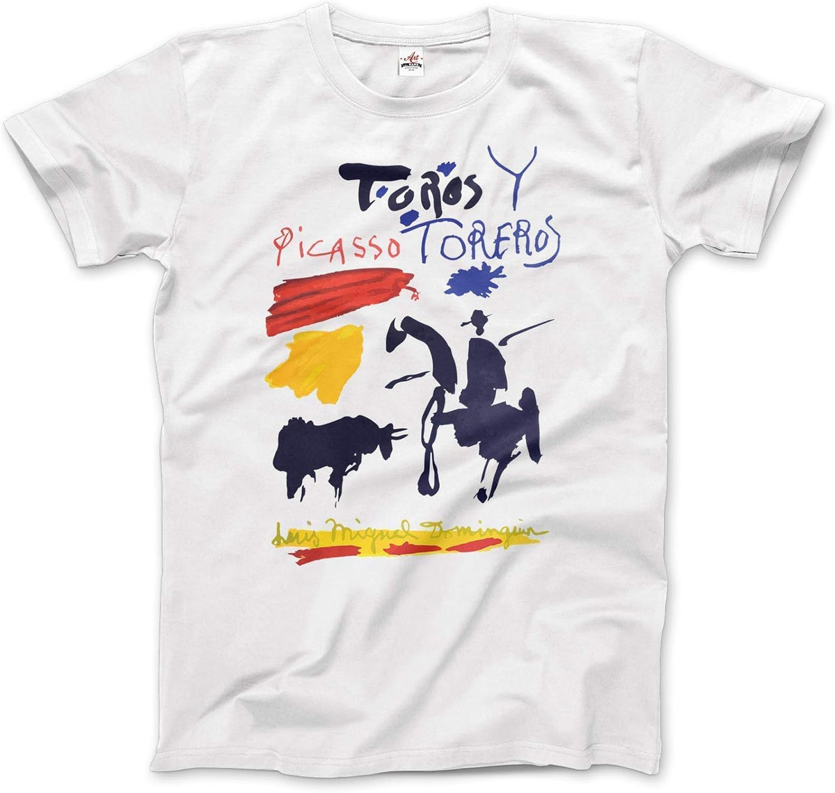 Toros y Toreros (Bulls and Bullfighters) Book Cover 1961 Artwork T-Shirt (Adults, Kids, Short & Long Sleeve) Black