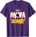 This Mom Is The Bomb Funny Mother's Day Pop Art Comic Book T-Shirt