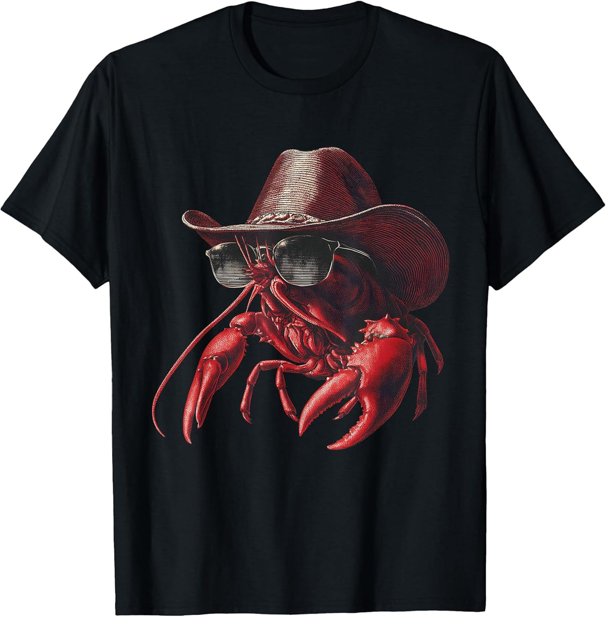 Yee Claw Cowboy Lobster Funny Western Country Crawfish Cajun T-Shirt