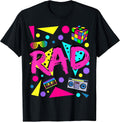 Rad 1980s Vintage Eighties Costume Party t-Shirt T-Shirt