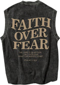 Vintage T Shirts for Men Graphic Y2K Gym Shirts Letter Sleeveless Loose Washed Tank Tops