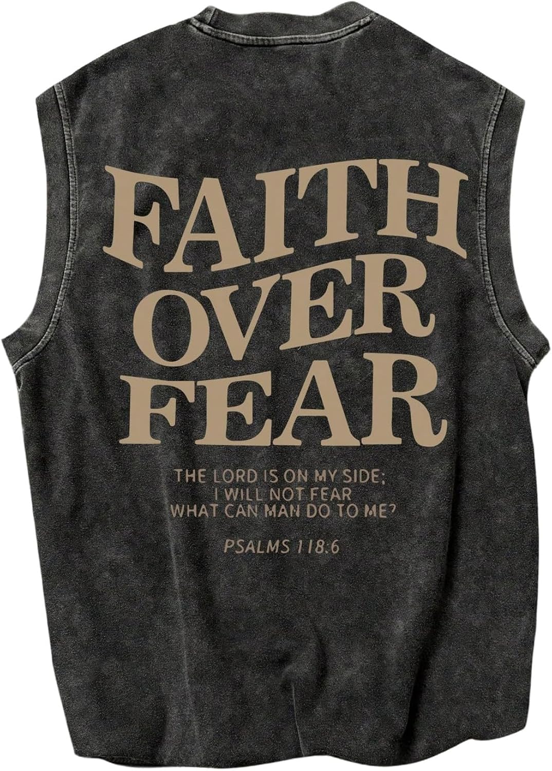 Vintage T Shirts for Men Graphic Y2K Gym Shirts Letter Sleeveless Loose Washed Tank Tops