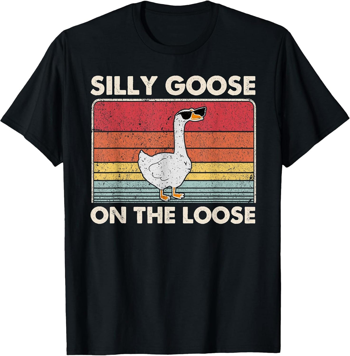 Silly Goose Shirt, Graphic Tees Men, Funny Shirts for Men T-Shirt