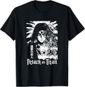 Season 4 Eren Explosion White Graphic Anime T-Shirt