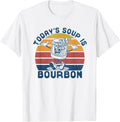 Today's Soup is Bourbon - Funny Lover Bourbon Glass Vintage T-Shirt
