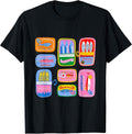 Sardine Tinned Fish Funny Trendy Fisherman Aesthetic T-Shirt