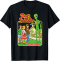 Don't Talk to Strangers Alien Retro Dark Humor T-Shirt