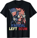 Radical Left Scum American Donkey Political Sarcastic Quote T-Shirt