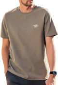 Men's Stripe Short Sleeve T-Shirt Mens Classic Casual Stripe Loose Shirts