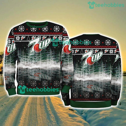 7UP Pine Christmas Ugly Sweater New Style Best Gift For Fans