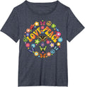Peace Love Butterfly 60s 70s Tie Dye Vintage Hippie Costume T-Shirt