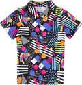 2-10T Kids Hawaiian Shirt Boys Girls Short Sleeve Button Down Shirts Hawaii Summer Casual Blouse