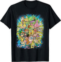 Ultimate Nick 90s Character Tie Dye Style Tee T-Shirt