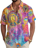Funny Hawaiian Shirt Summer Beach Tropical Short Sleeve Holiday Print Aloha Shirt Casual Button Down Shirt