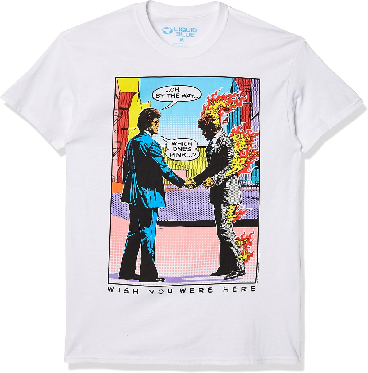 Unisex Adult Wywh Pop Art Burning Man T-Shirt
