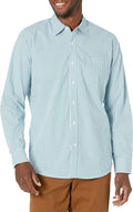 Men's Long-Sleeve Casual Poplin Shirt