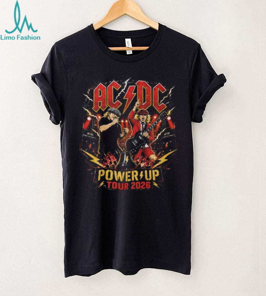 AC DC Power Up Tour 2026 Vintage Style Concert Apparel for Rock Music Shirt