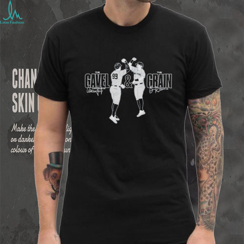 Aaron Judge The Gavel and The Grain New York Baseball Signature T Shirt
