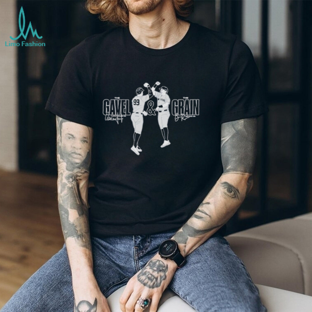 Aaron Judge The Gavel and The Grain New York Baseball Signature T Shirt