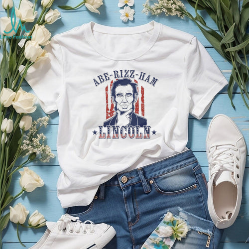 Abe Rizz Ham Lincoln Funny Abraham Lincoln Rizz Aesthetic White T Shirt