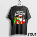 African American Santa Claus Black Happy Holidays 2025 Tshirts Sweater