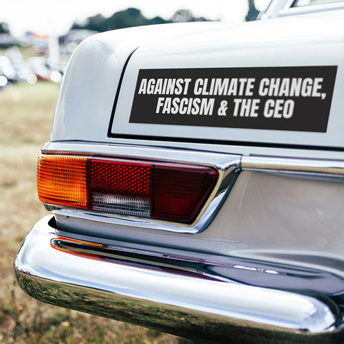 Against Climate Change Fascism & The Ceo Anti Elon Car Magnet
