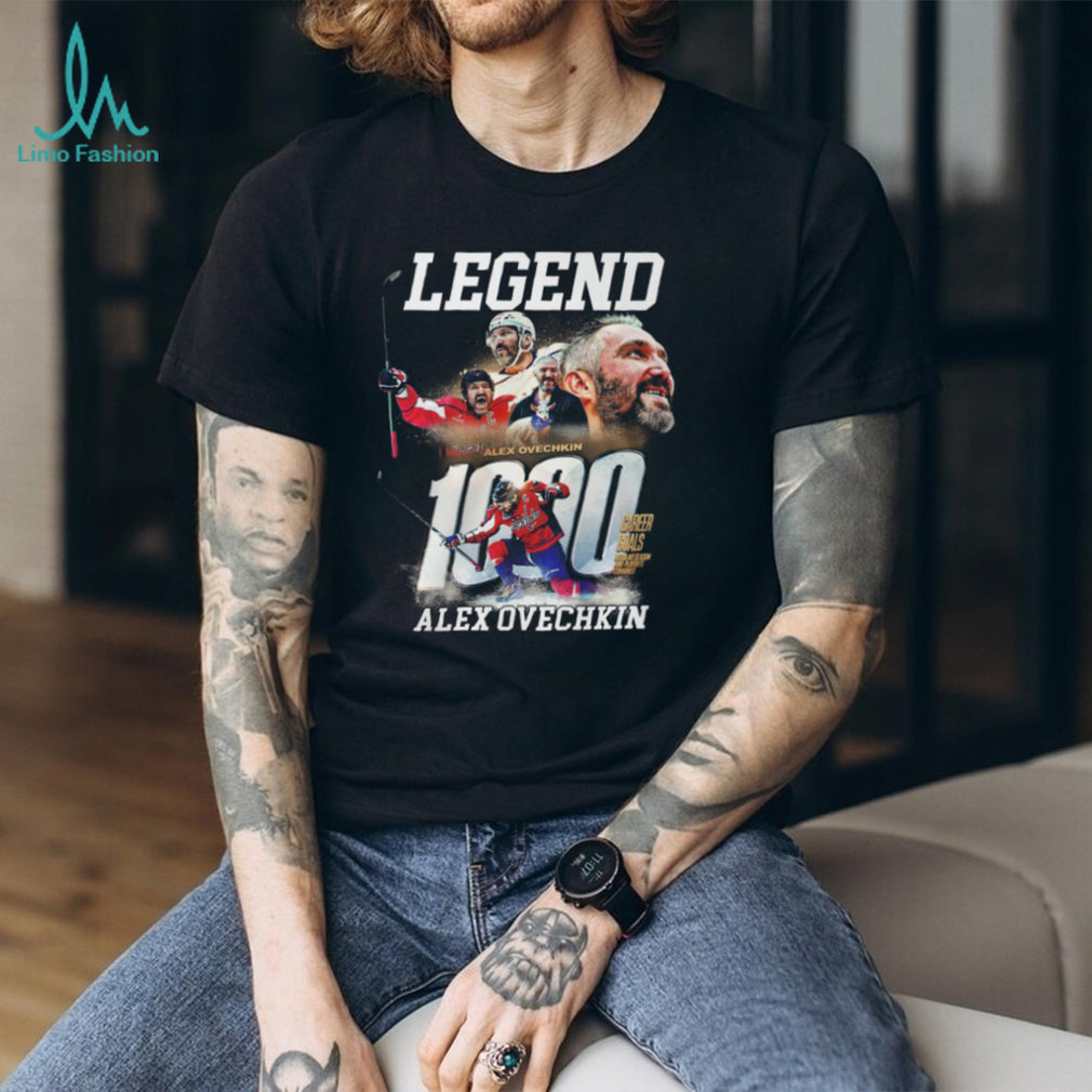 Alex Ovechkin Washington Capitals 1000 Career Goals Legend T Shirt