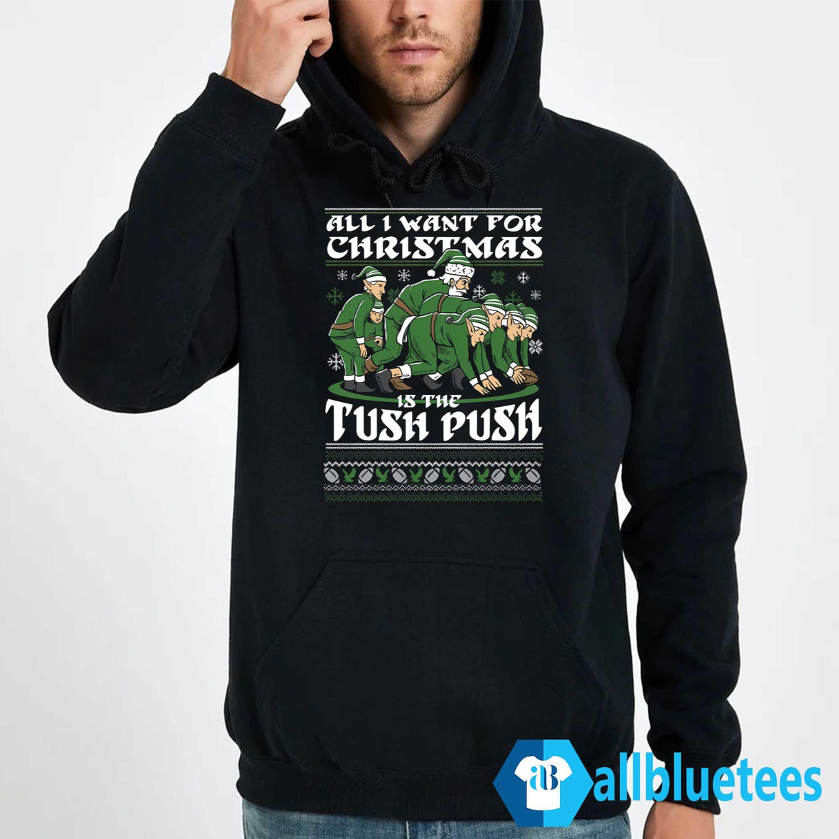 All I Want For Christmas Is The Tush Push Sweatshirt