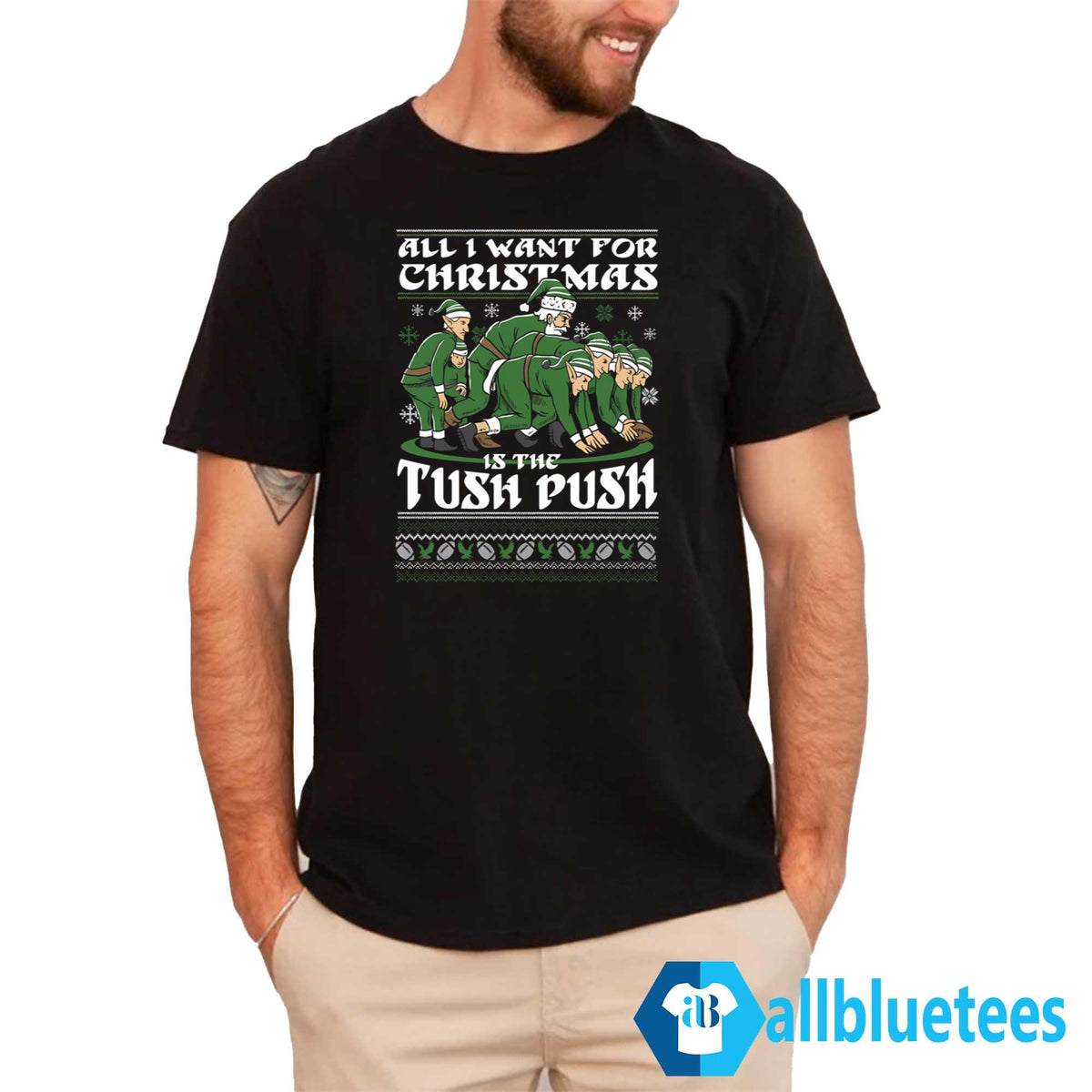 All I Want For Christmas Is The Tush Push Sweatshirt