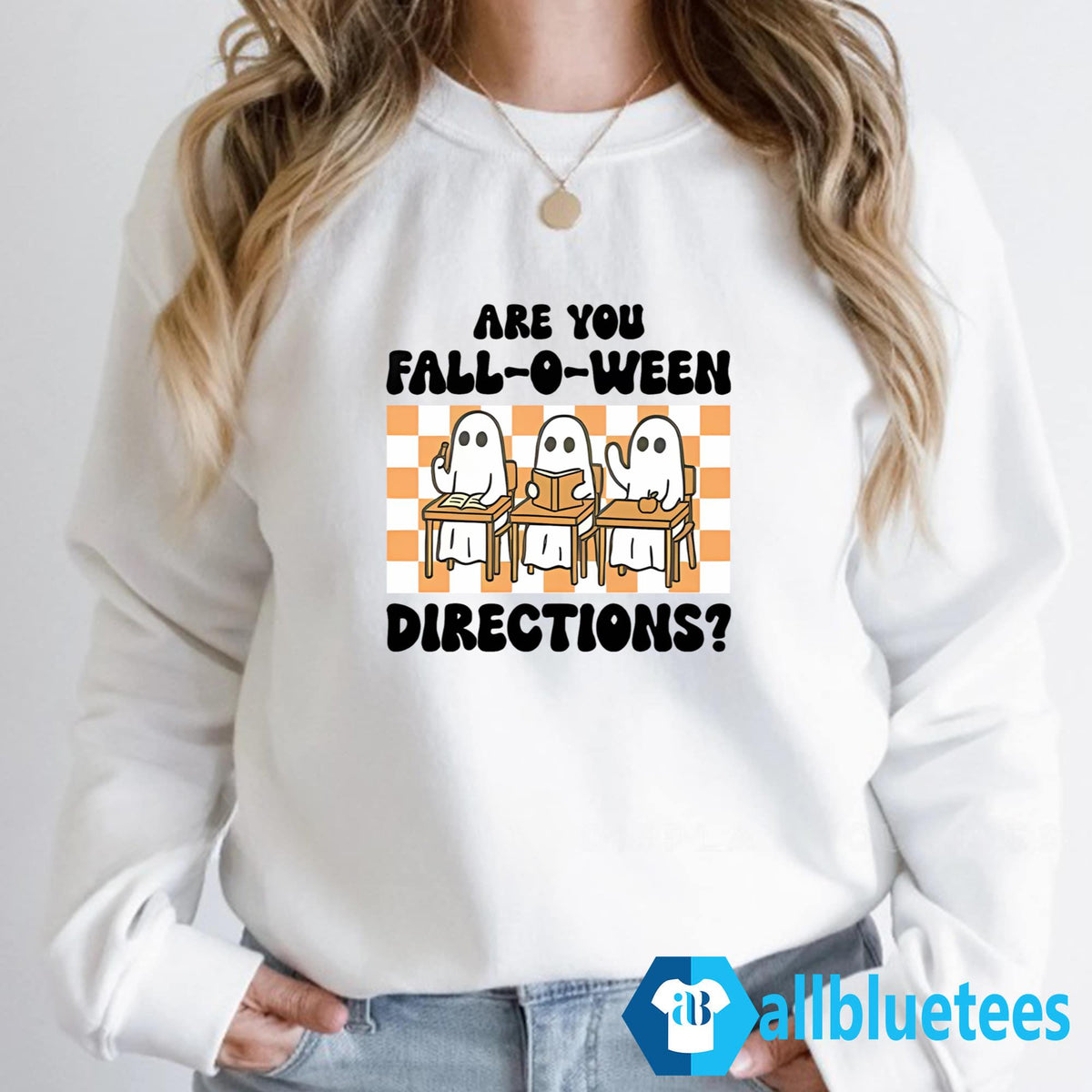 Are You Fall-O-Ween Directions Ghost Teacher Shirt