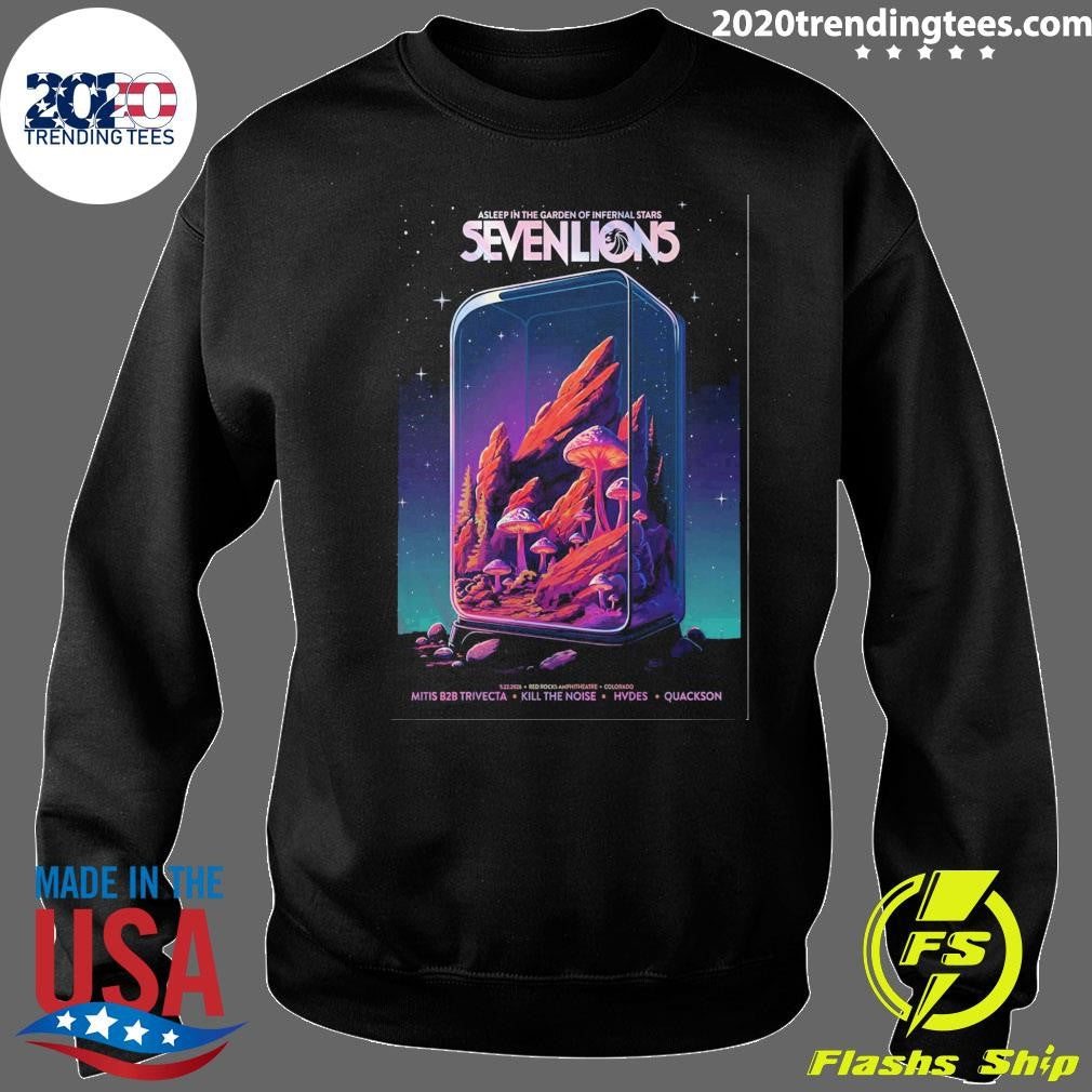 Asleep In The Garden Of Infernal Stars Seven Lions May 22 2026 Red Rocks Amphitheatre Event Shirt