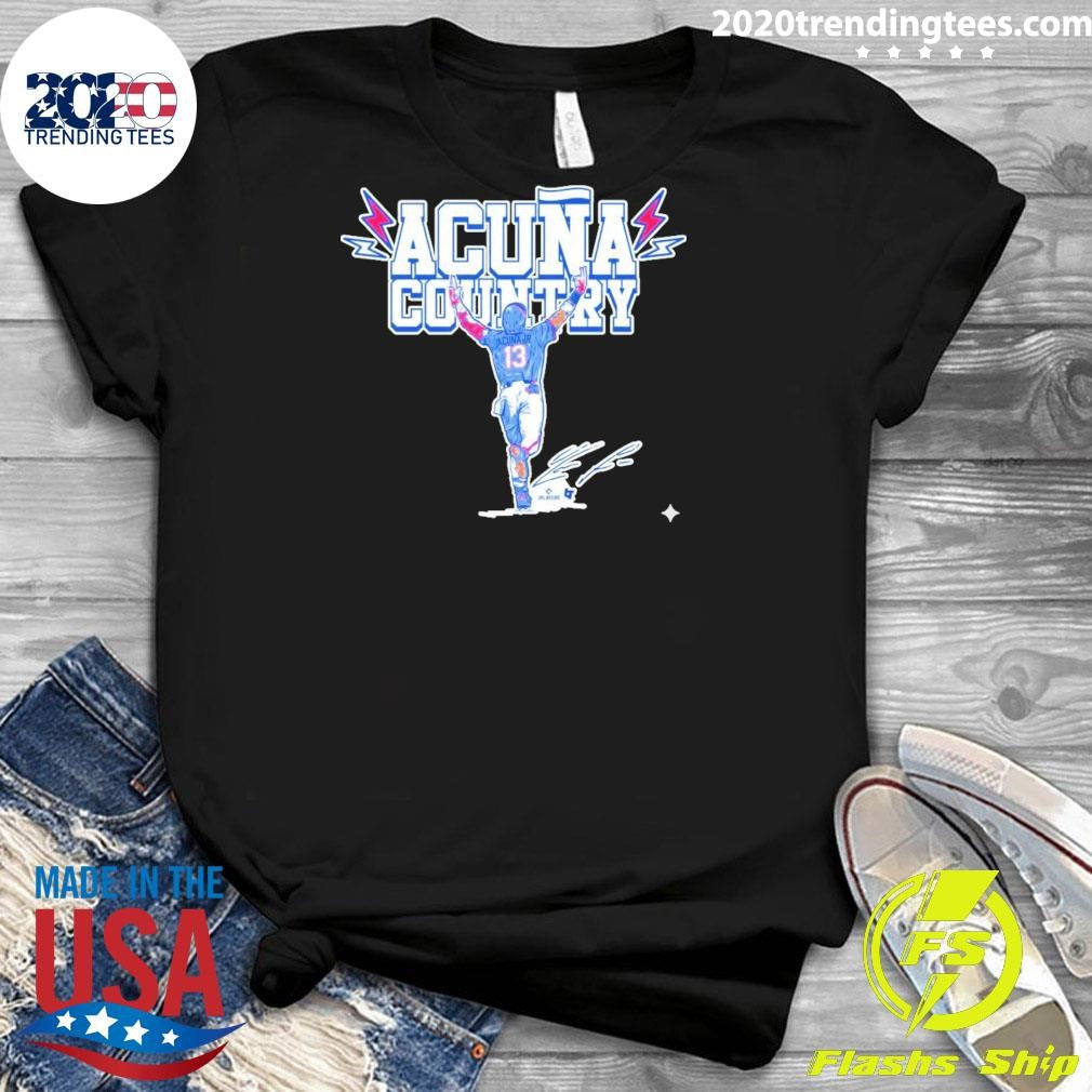 Atlanta Braves MLB Ronald Acuña Jr. Country 2026 Signature Shirt
