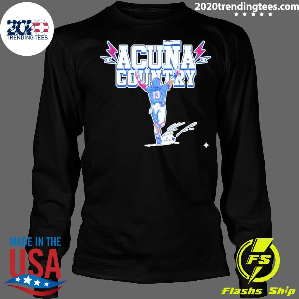 Atlanta Braves MLB Ronald Acuña Jr. Country 2026 Signature Shirt