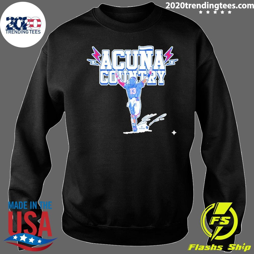 Atlanta Braves MLB Ronald Acuña Jr. Country 2026 Signature Shirt