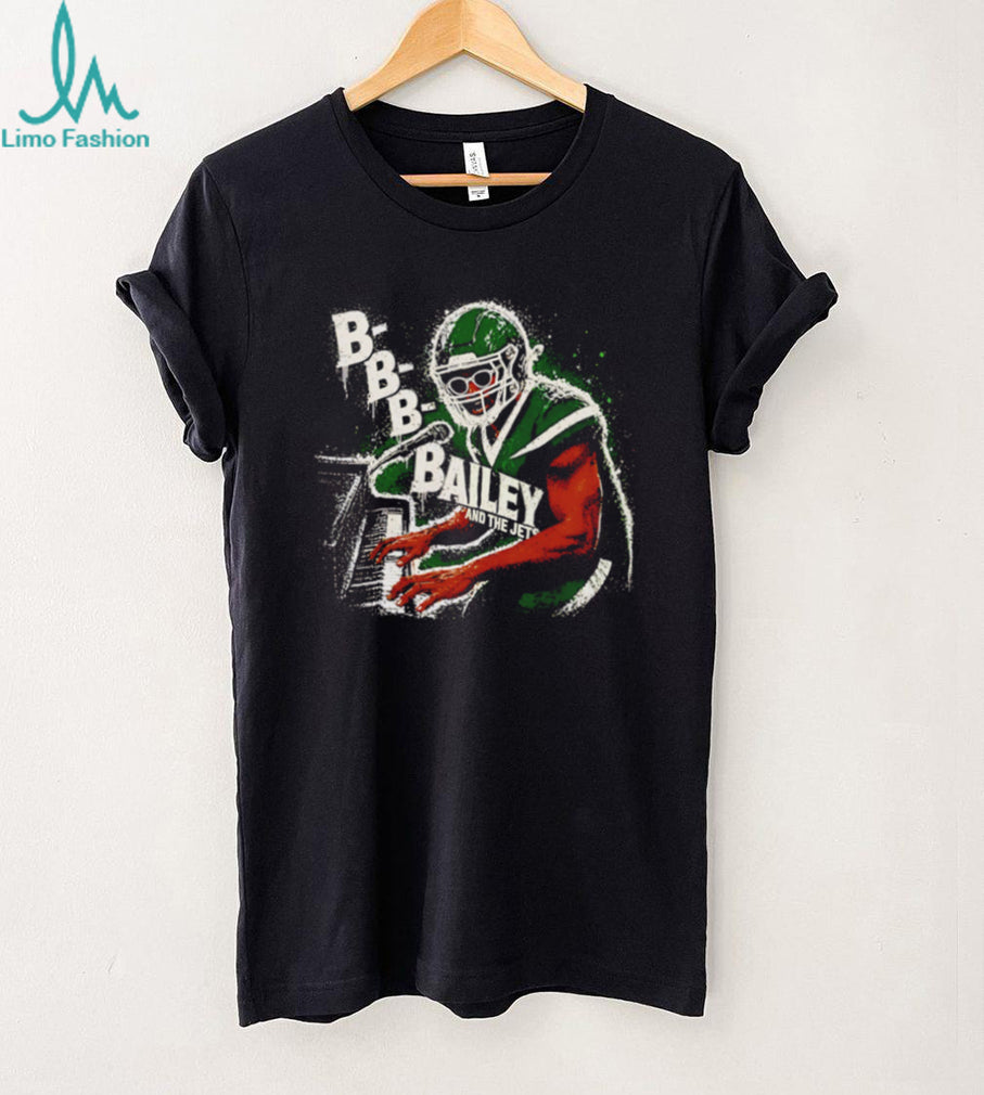 B B B Bailey And The Jets New York Football Fans Retro Music Style T Shirt