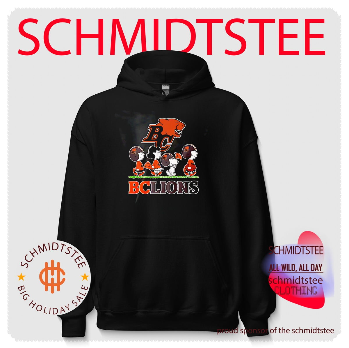 BC Lions features Peanuts Abbey Road shirt