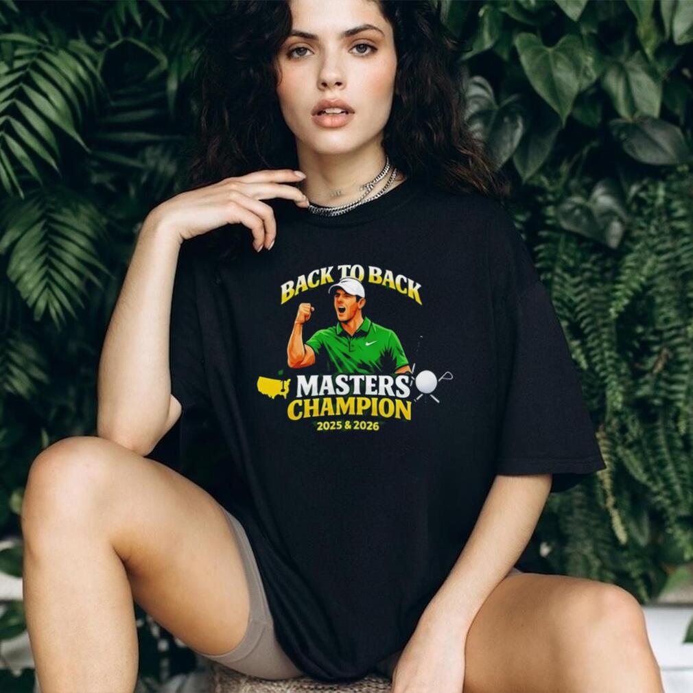 Back To Back Masters Champion 2025 & 2026 Golf T Shirt