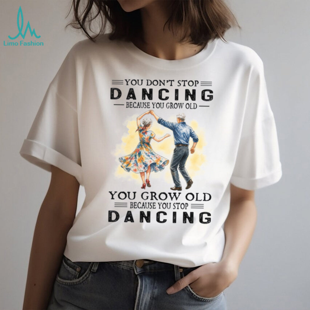 Ballroom Dancing Senior Couple Old Age Hobby Graphic Shirt