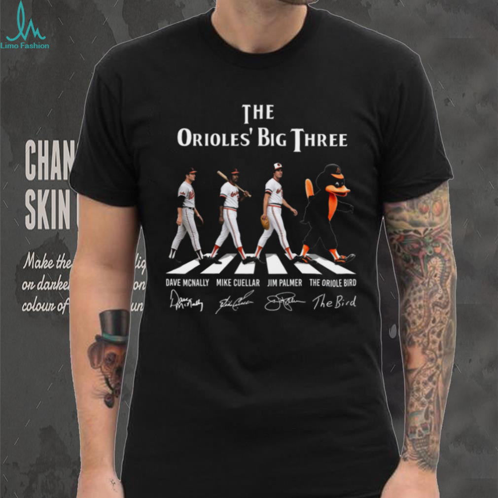 Baltimore Orioles Big Three Historic 1971 Vintage Retro MLB Baseball Team Fan Men Women Shirt