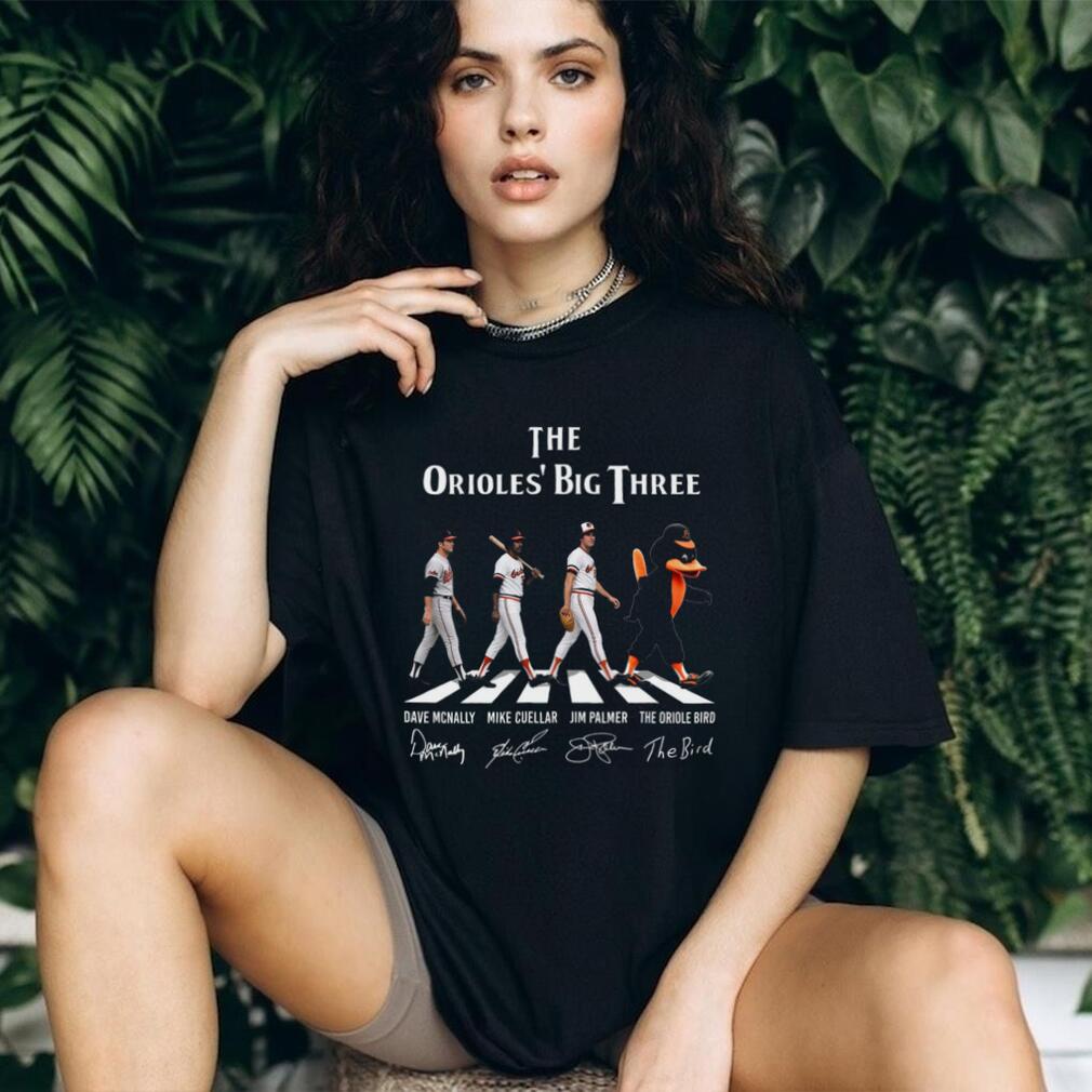 Baltimore Orioles Big Three Historic 1971 Vintage Retro MLB Baseball Team Fan Men Women Shirt