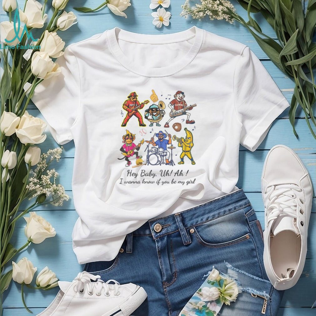 Banana Ball Mascots Hey Baby I Wanna Know Band T Shirt