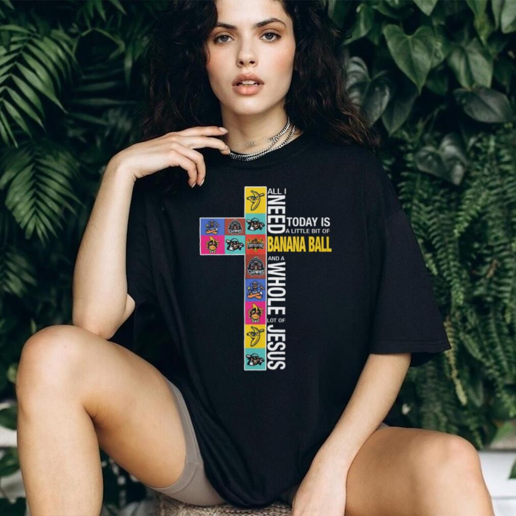 Banana Ball and a Whole Lot of Jesus Cross Logo T Shirt