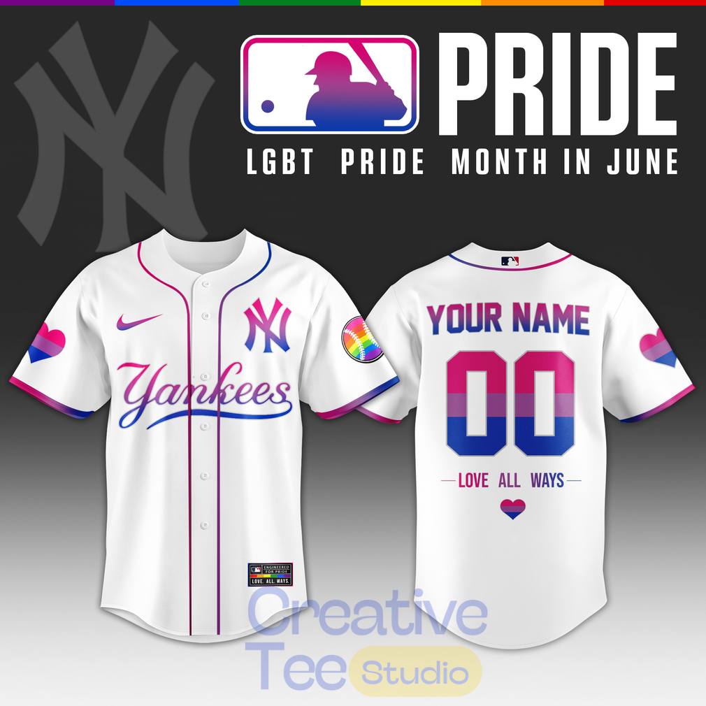 Baseball All Teams x Pride Month 2026 Custom Jersey