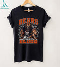 Bears Football Runs In My Blood Vintage Retro Sports Fan Apparel For Men Women Shirt