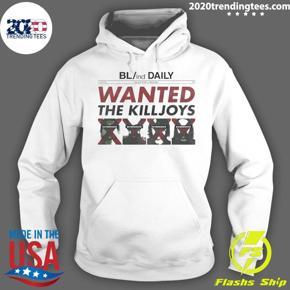 Blind Daily Wanted The Killjoys My Chemical Romance Shirt
